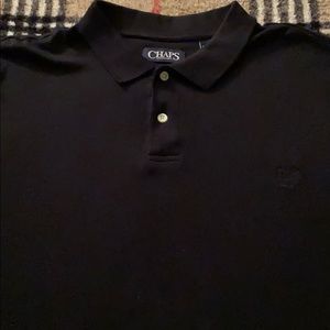 Mens Black Chaps Polo 2xl